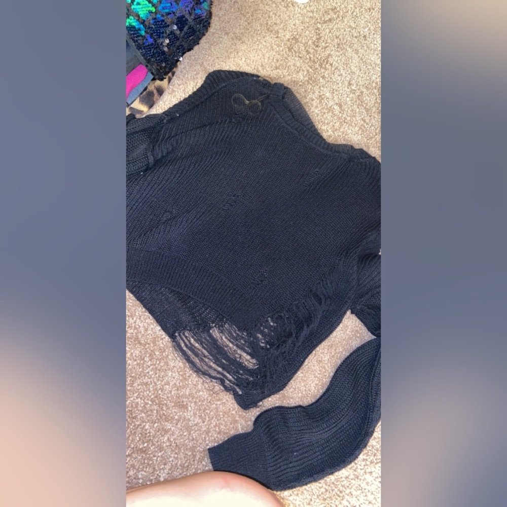 Crop top sweatshirt